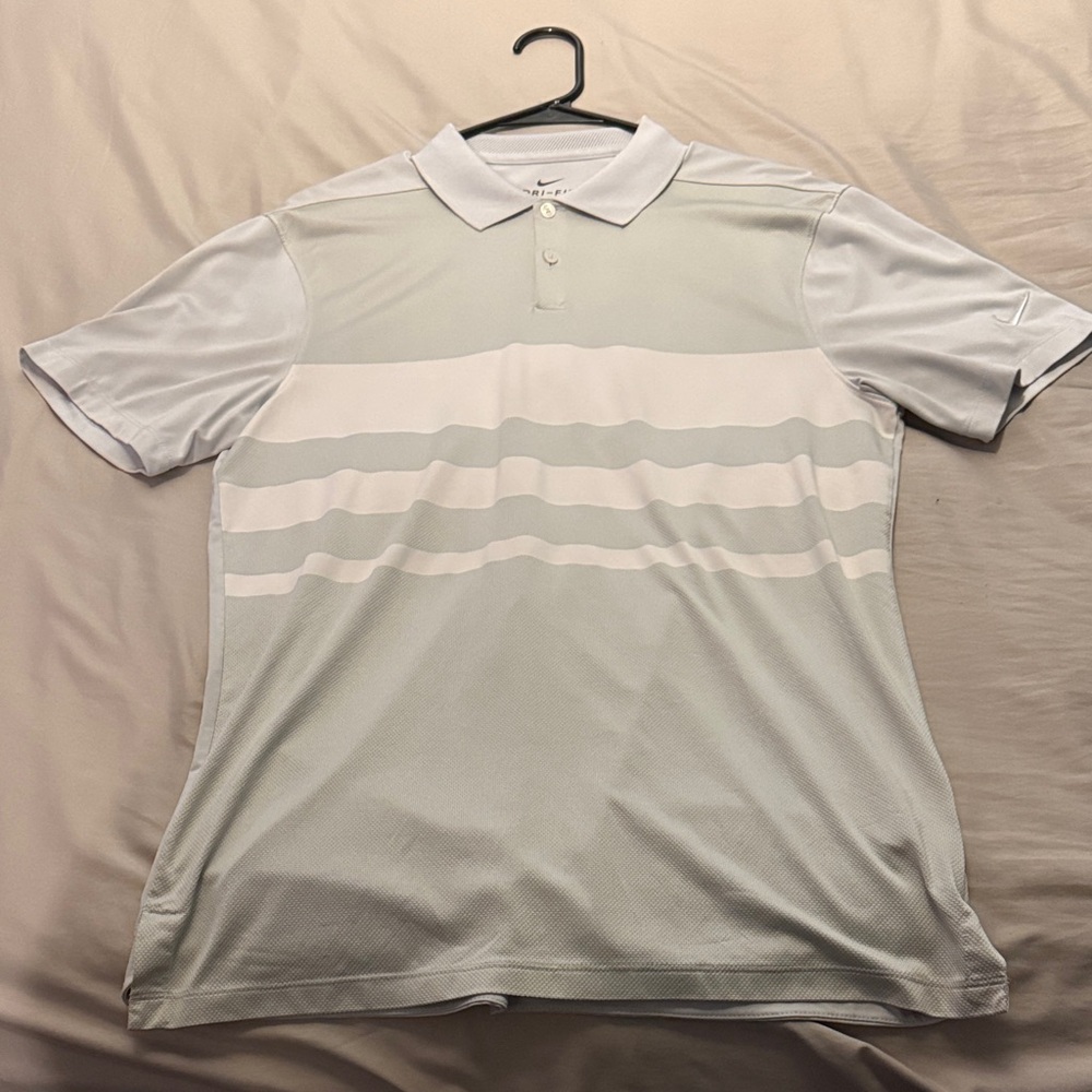 Nike Striped Golf Polo